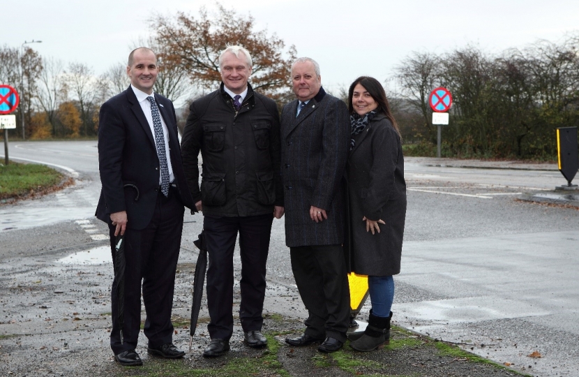 Minister Jake Berry MP, Graham Stuart MP, Cllr David Elvidge & Cllr Kerri Harold (Image credit: HU17.net)