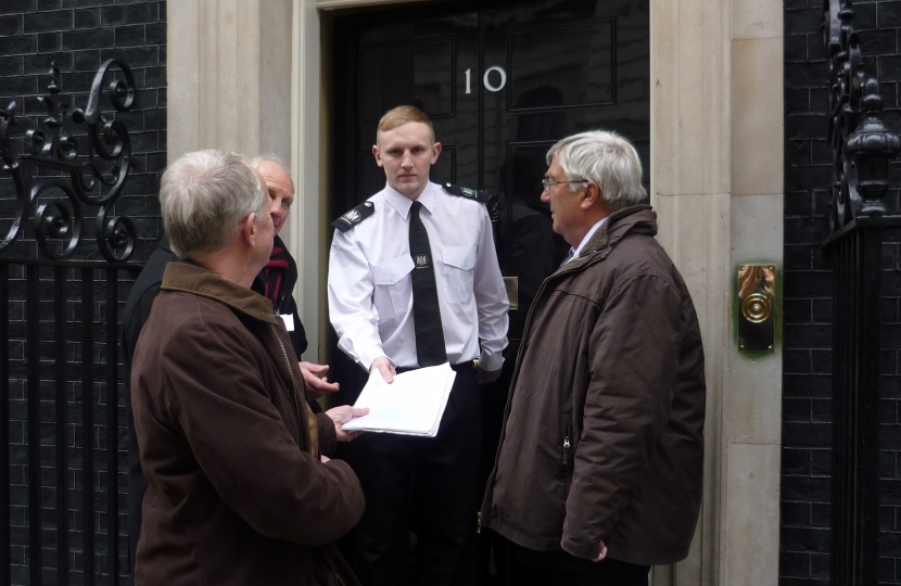 Petition hand-in to 10 Downing Street