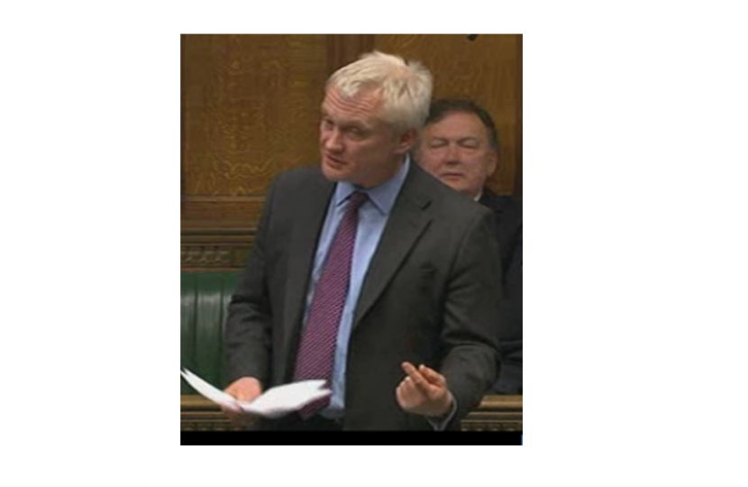 Graham debating in the House of Commons