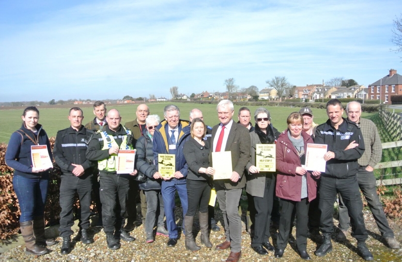 Graham at National CLA Launch of Anti-Hare Coursing campaign. 