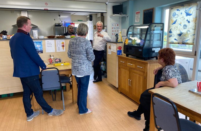 Graham at the SHoRes Centre in Withernsea