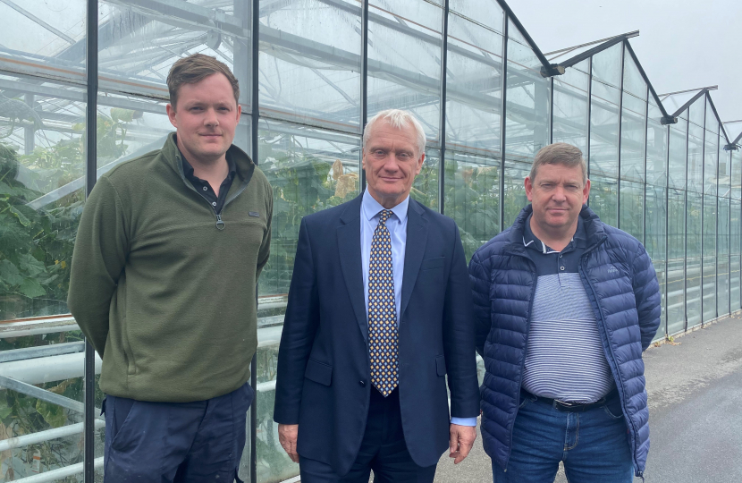 Graham Stuart MP with Patrick Bromwich and James Broekhuizen