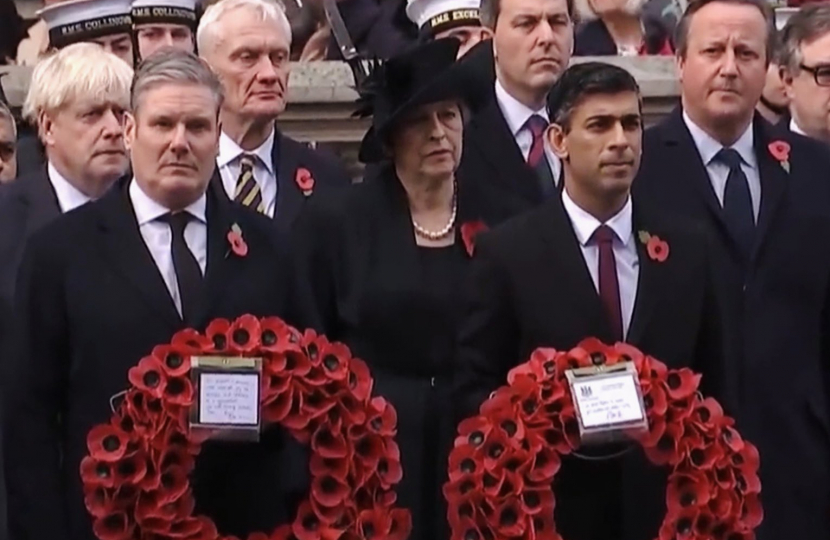 Graham Stuart at Cenotaph 14th November 2022