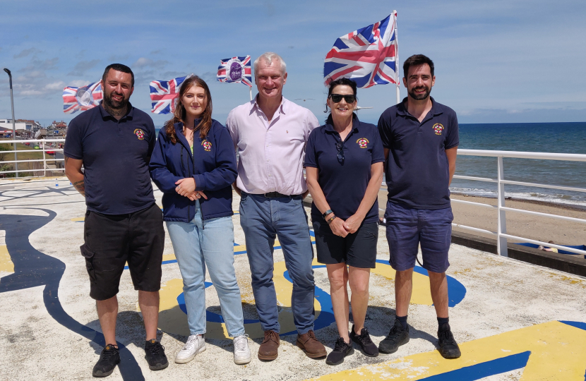 Graham Stuart MP Visits Hornsea Rescue Lifeboat Station 