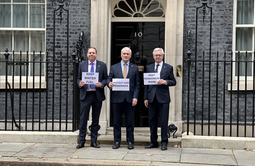 Placards at the door