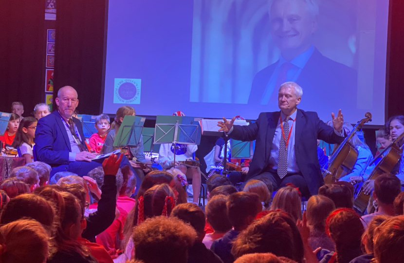 Graham Stuart Speaking To The Children At Platinum Jubilee Assembly 