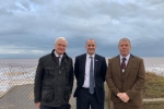 Graham Stuart MP, Minister Jake Berry MP and Cllr Dave Tucker - Pictures are credited to Terry Bearpark of the Holderness Gazette (1