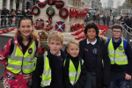 Cherry Burton Pupils at the Cenotaph