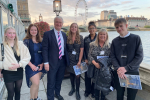 Graham with Cherry Tree Centre Youth group at Inspire the House Awards 25 April 2022