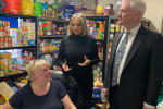 Helen Rawdon MBE, Jo Ramsay and Graham Stuart MP at Cherry Tree Centre