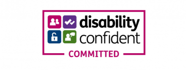 Disability Confident Committed  logo