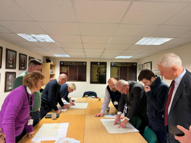 Cllr Linda Johnson, Cllr David Boynton, Matt Snowden, Cllr Denis Healy, Peter Stevens and Graham Stuart MP at Connexin Meeting