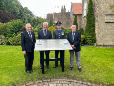 Graham Stuart at Memorial Gardens - Number 47 Squadron