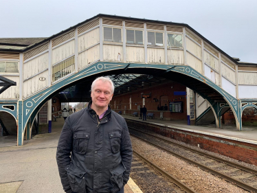 Graham at Beverley Train station 